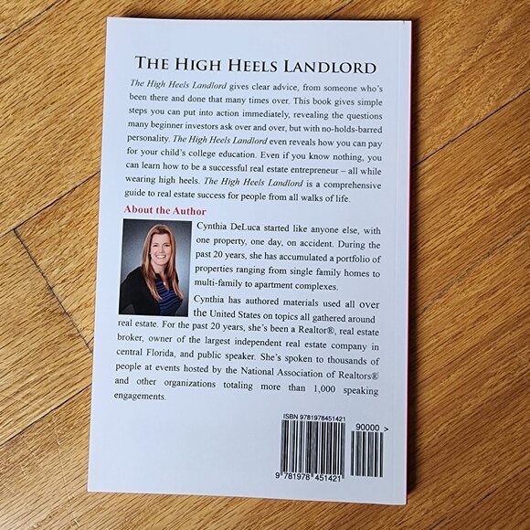 NWOT The High Heels Landlord Paperback By Cynthia Deluca - Picture 8 of 11